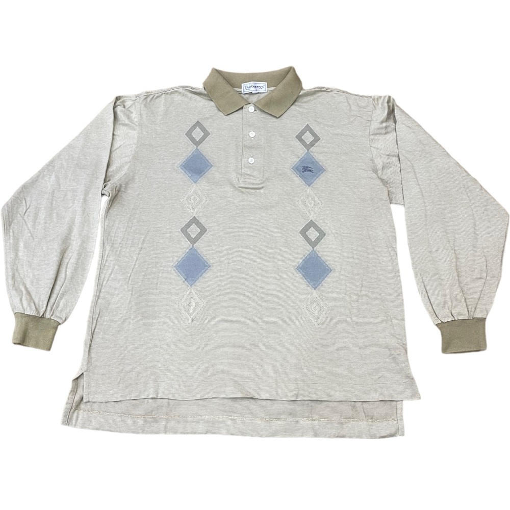 Burberry Long Sleeve Polo Shirt (M)